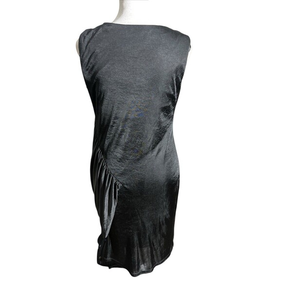 NWT SL Fashion Black drape Women's Y2K Grunge Goth Sz 6 - Picture 4 of 10